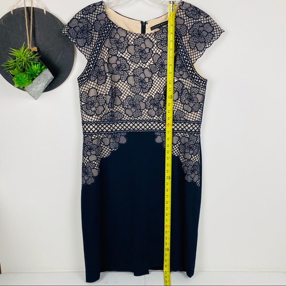 Antonio Melani  Lace Cap Sleeve Midi Dress - Picture 7 of 8